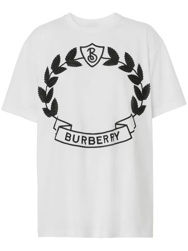 White cheap burberry tshirt