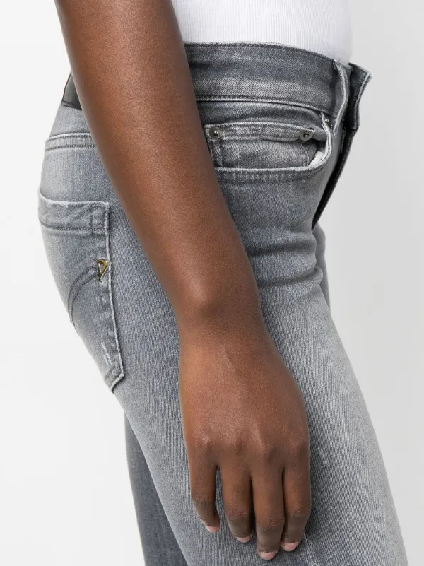 DONDUP faded-wash skinny-cut Jeans Grey FARFETCH ID