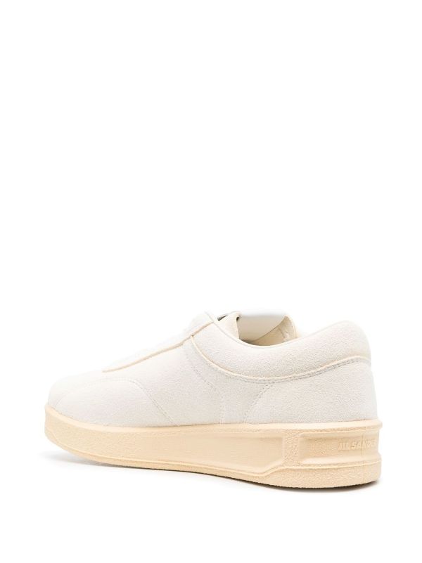 Jil Sander レースアップ レザースニーカー - Farfetch