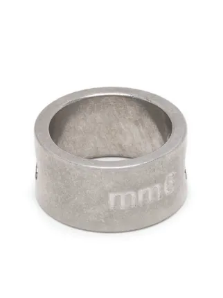 MM6 Maison Margiela/ガンメタル Circle Hole リング MM6 Maison Margiela Circle Hole リング | シルバートーン