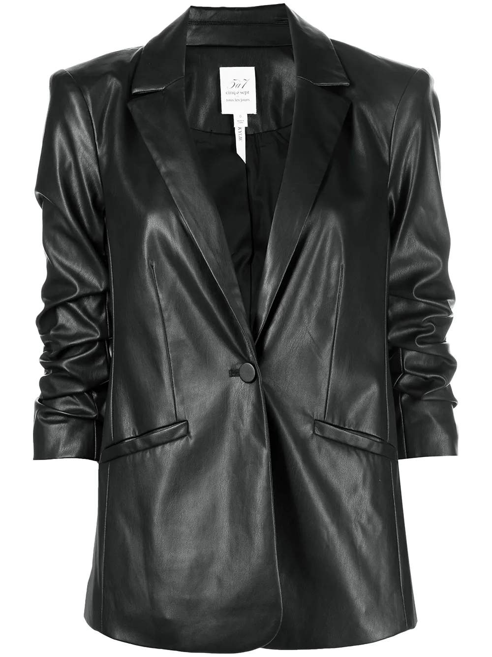 

Cinq A Sept Kylie faux leather jacket - Black