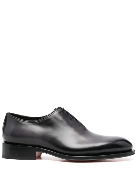 Deponent leather Oxford shoes