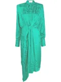 Giuseppe Di Morabito zebra-print asymmetric dress - Green