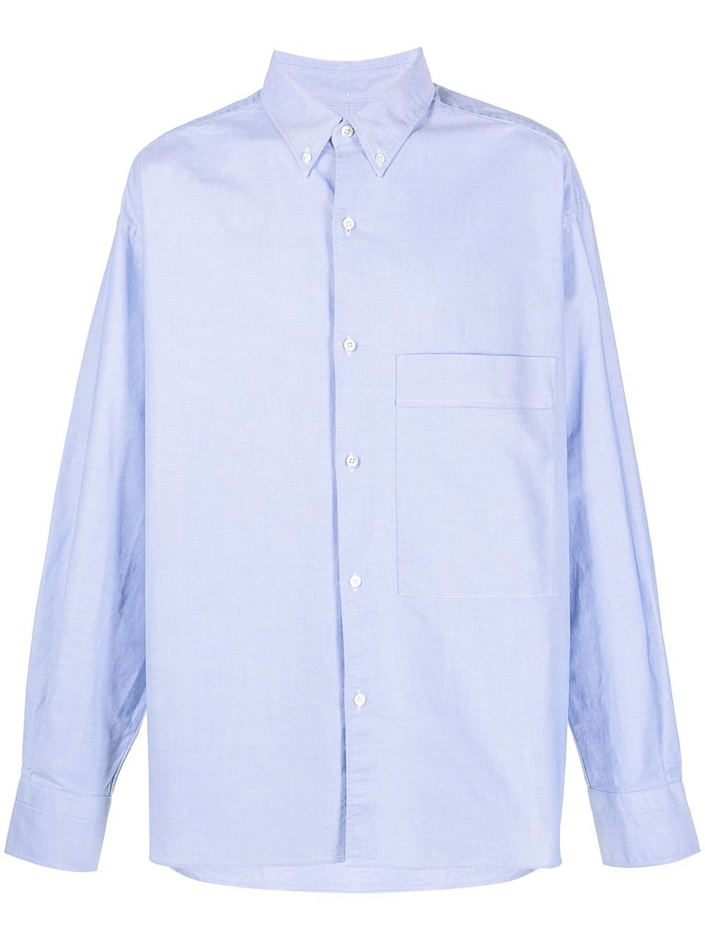 

Studio Nicholson camisa oversize manga larga - Azul