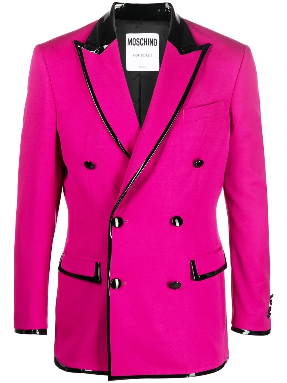 

Moschino blazer con doble botonadura - Rosado