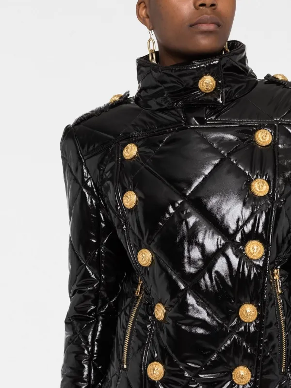 Balmain Quilted double-breasted Jacket 