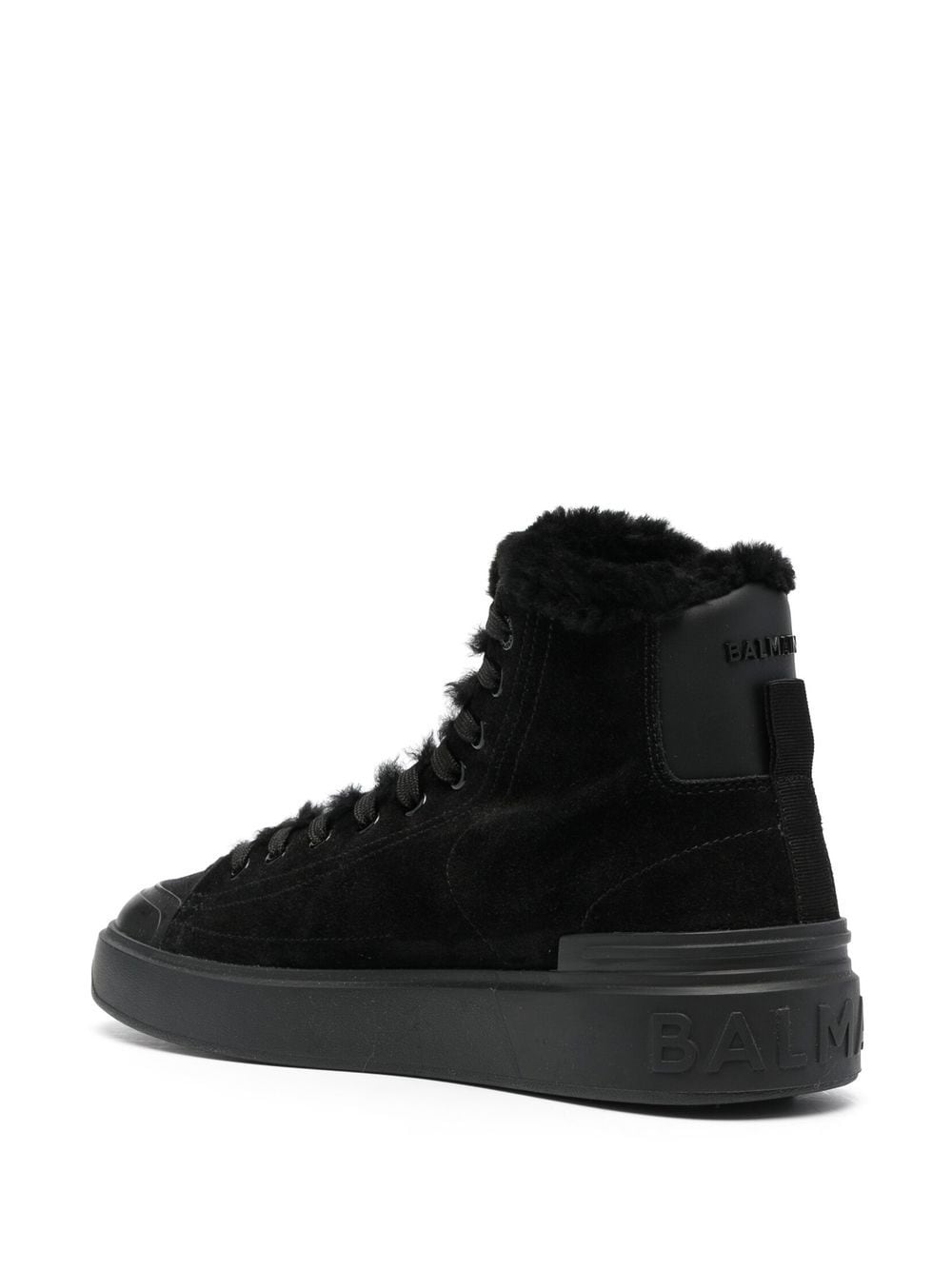 Balmain suede sale sneakers