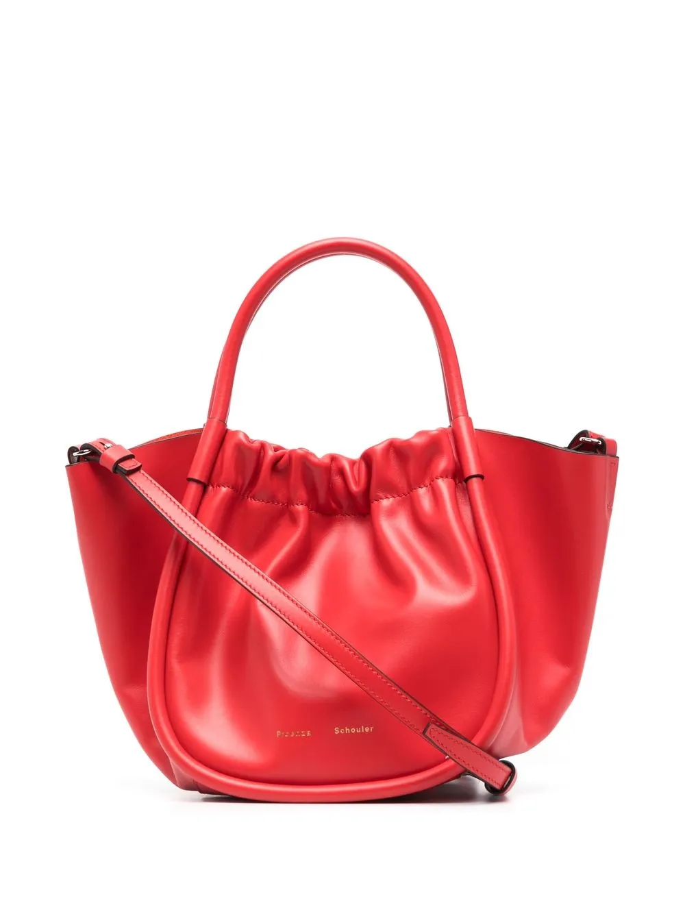 

Proenza Schouler tote Ruched pequeña - Rojo