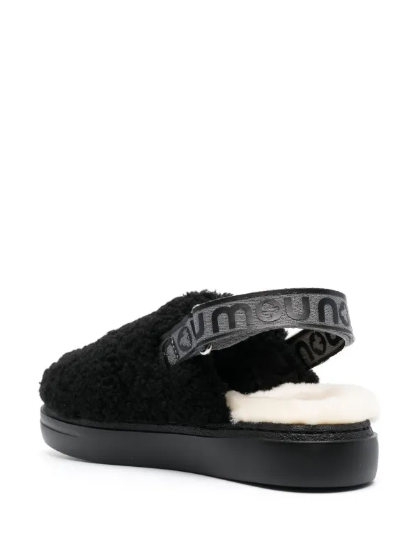 Shearling on sale slide slippers