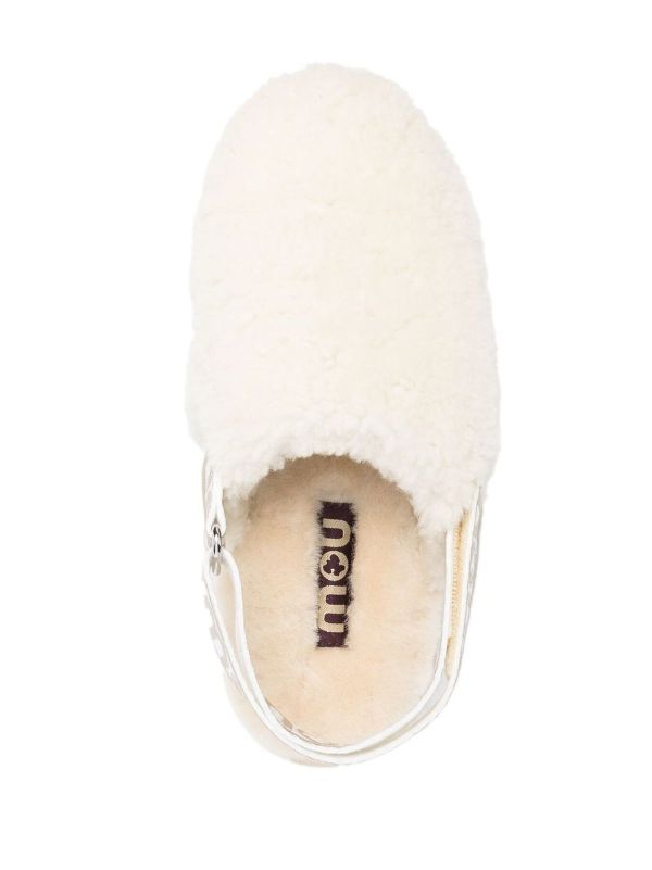 Mou fur slide online slipper