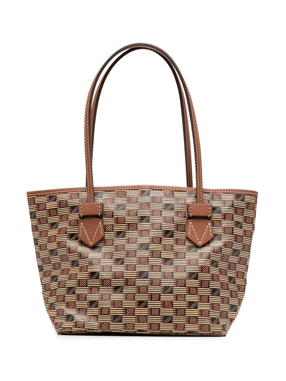 

Moreau all-over graphic-print tote bag - Brown