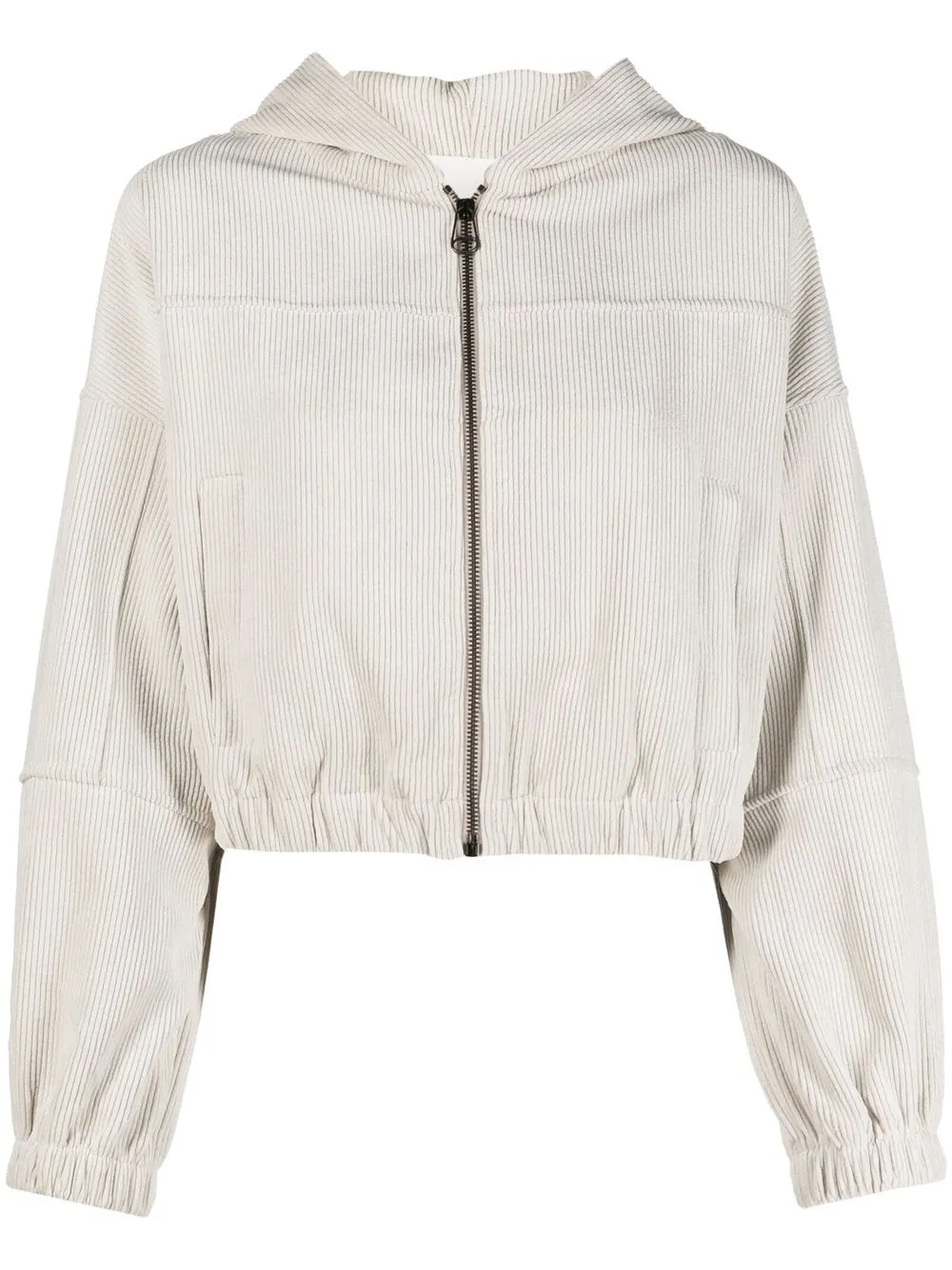 Corduroy crop hooded online jacket