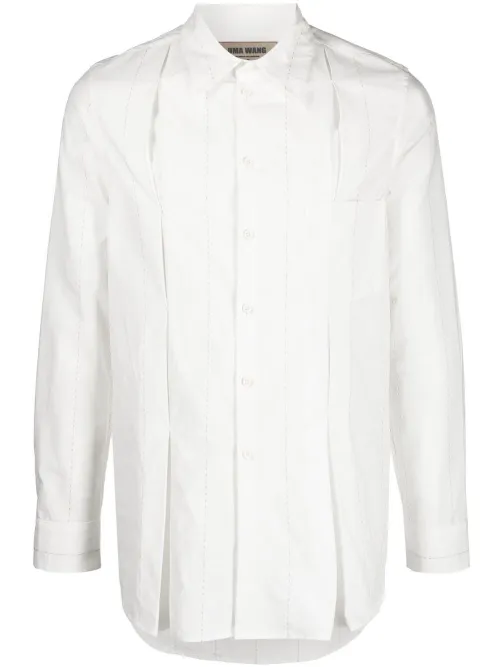 Chemise plissée à boutonnière - Uma Wang - Modalova