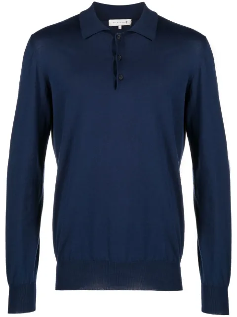 Mackintosh long-sleeve polo shirt