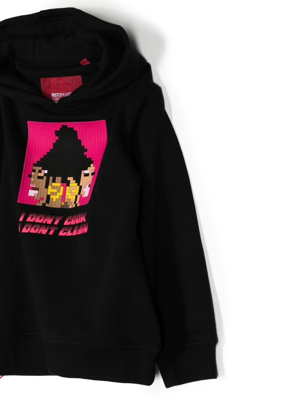  Mostly Heard Rarely Seen 8 Bit Hoodie Mit cook & Clean Print   Schwarz 