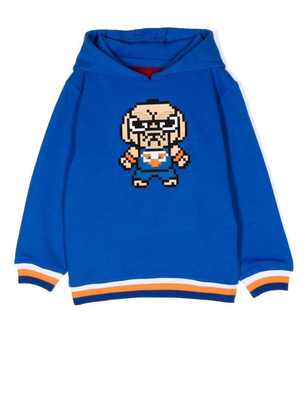 Mostly Heard Rarely Seen 8-Bit New York printed hoodie - Blue