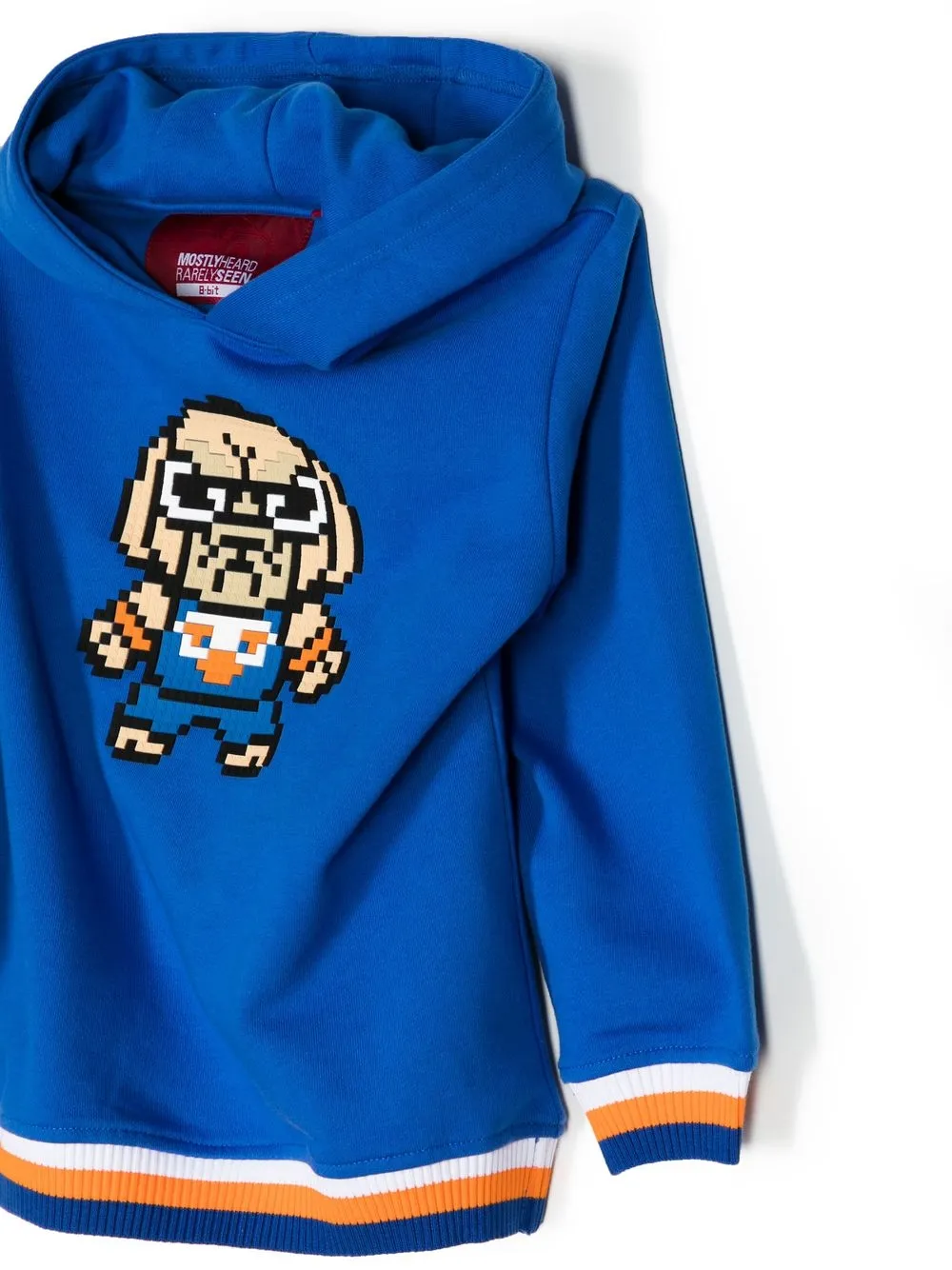  Mostly Heard Rarely Seen 8 Bit Hoodie Mit new York Print   Blau 