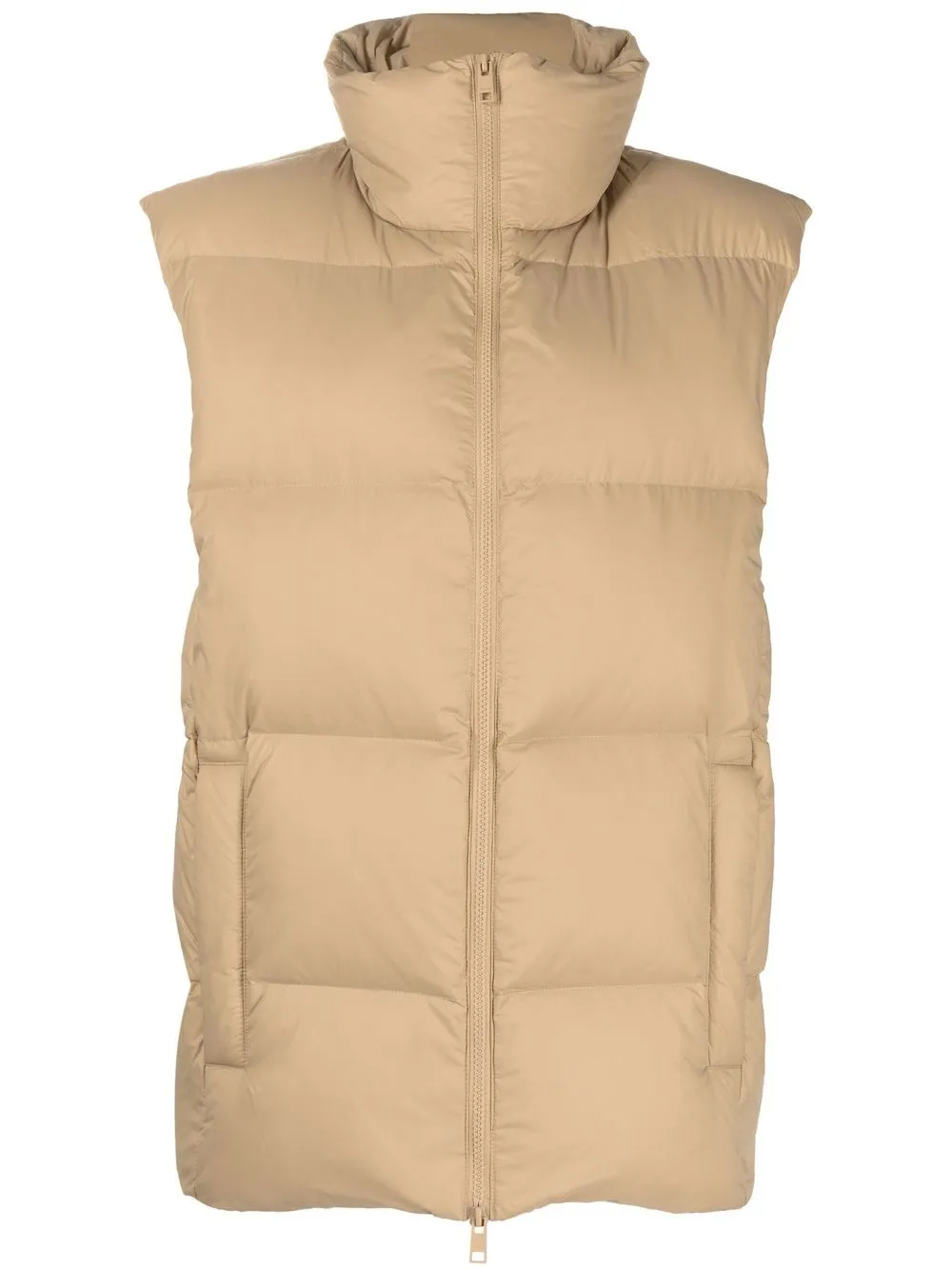 

MSGM padded high-neck gilet - Neutrals