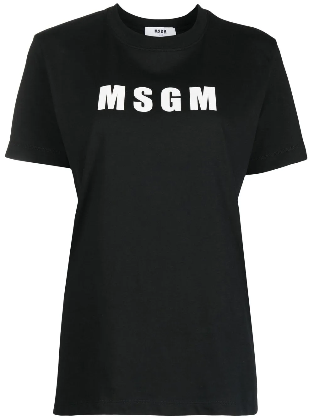 

MSGM playera con logo estampado - Negro