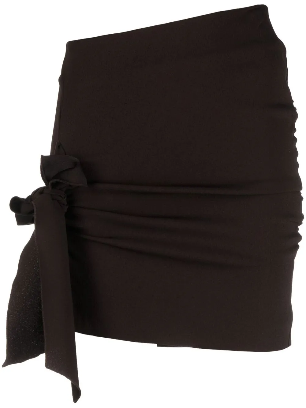 

Blumarine falda midi con detalle de moño - Marrón