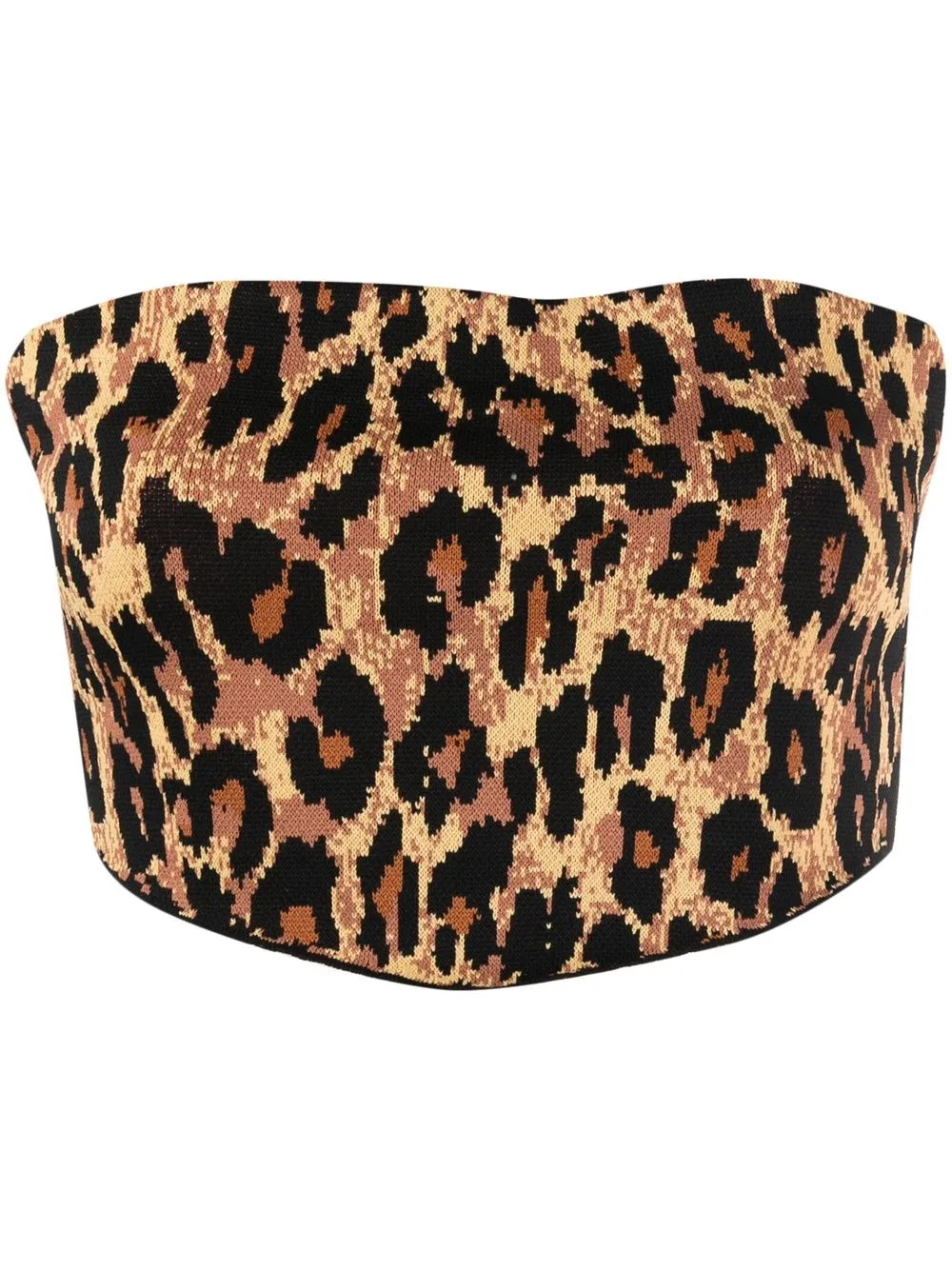 

STAUD top con estampado de leopardo - Marrón