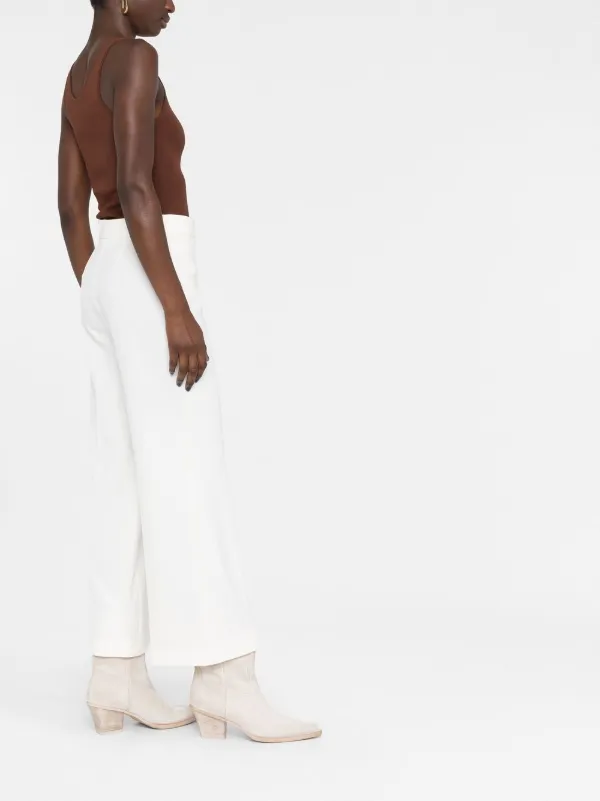 Stella McCartney wide-leg Trousers | White | FARFETCH