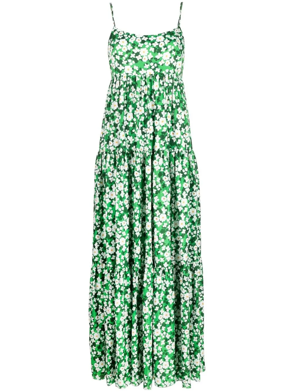 

Borgo De Nor vestido largo con estampado floral - Verde