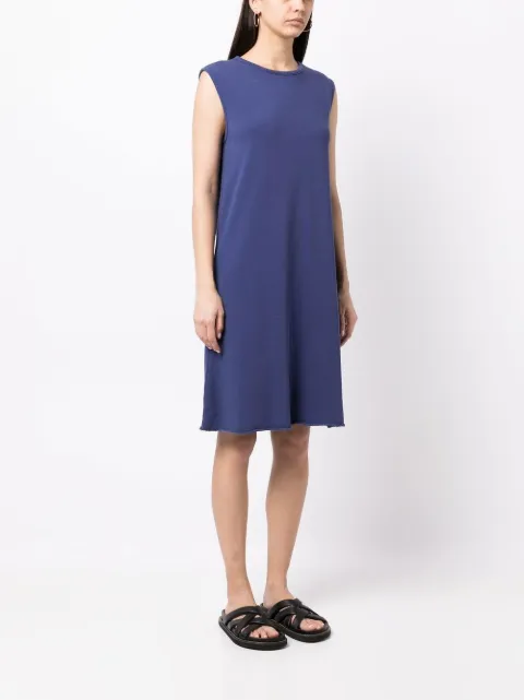 Eileen Fisher sleeveless shift midi dress F2XEMD5087M - 2
