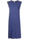 Eileen Fisher sleeveless shift midi dress - Blue