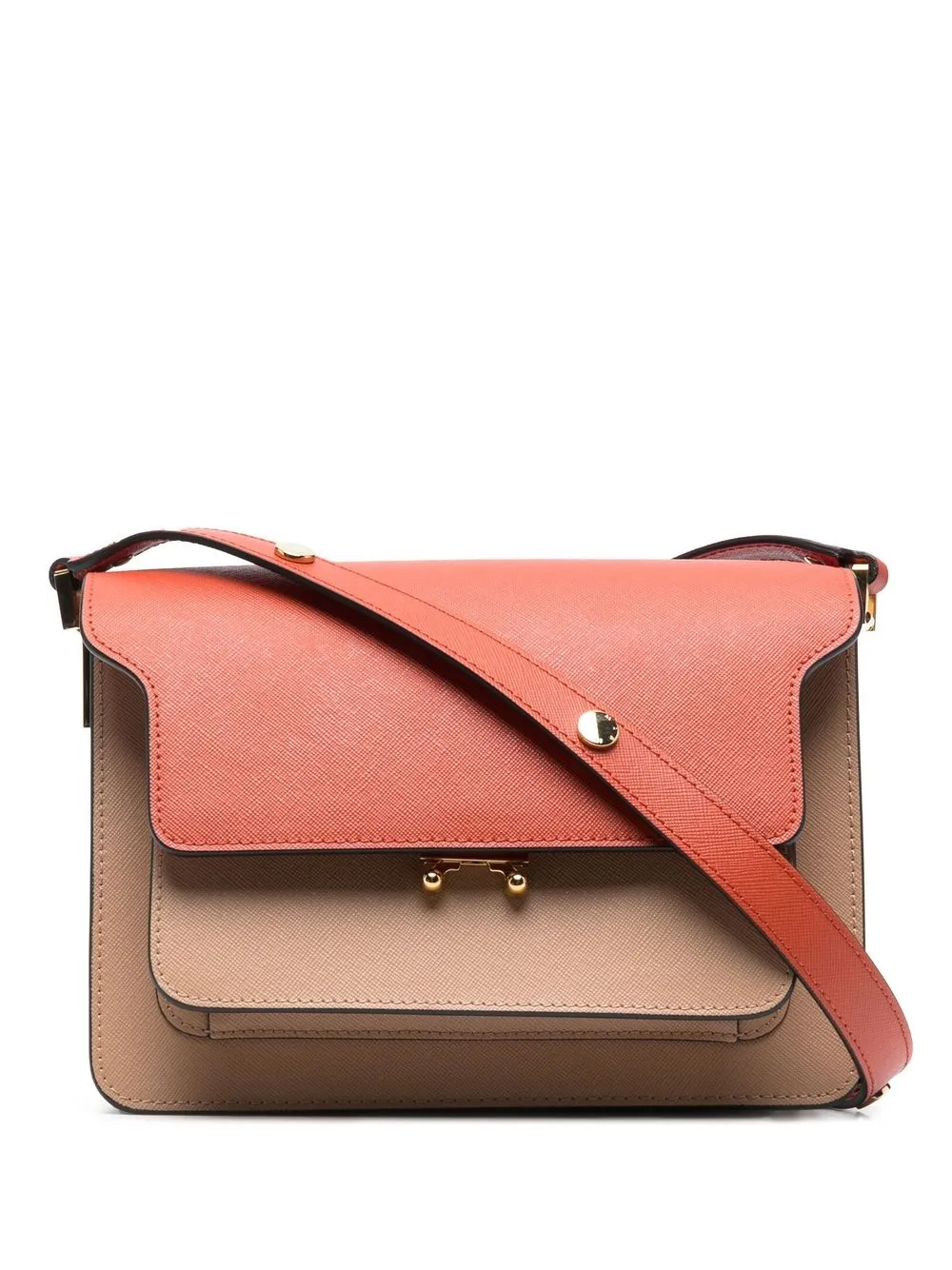 

Marni bolsa de hombro Trunk - Naranja