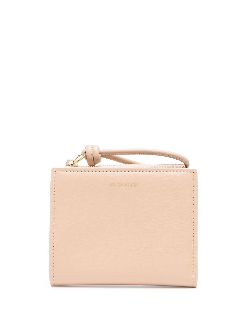 

Jil Sander cartera con detalle de nudo - Neutro