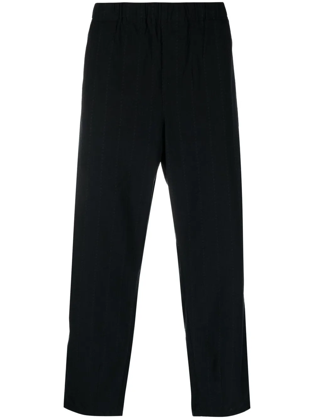 

Neighborhood Dobby mid-rise cropped trousers - Black