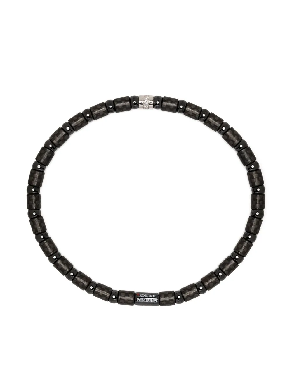 

Roberto Demeglio 18kt white gold Expanding ceramic and diamond bracelet - Black