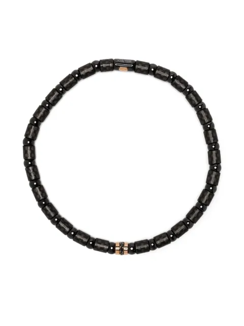 Roberto Demeglio 18kt rose gold chain-link ceramic and diamond bracelet