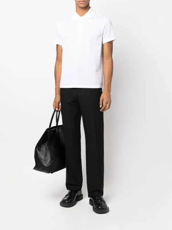 サンローランポロシャツ Saint Laurent ショートスリーブ ポロシャツ | ホワイト | FARFETCH JP