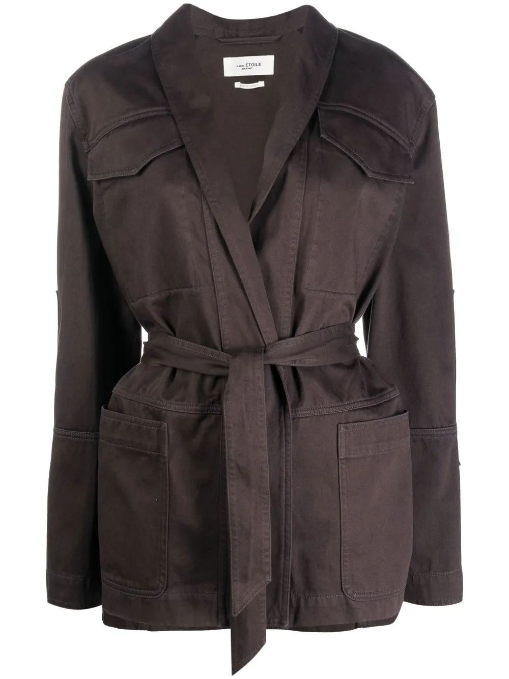 

Isabel Marant Étoile Satki belted jacket - Purple