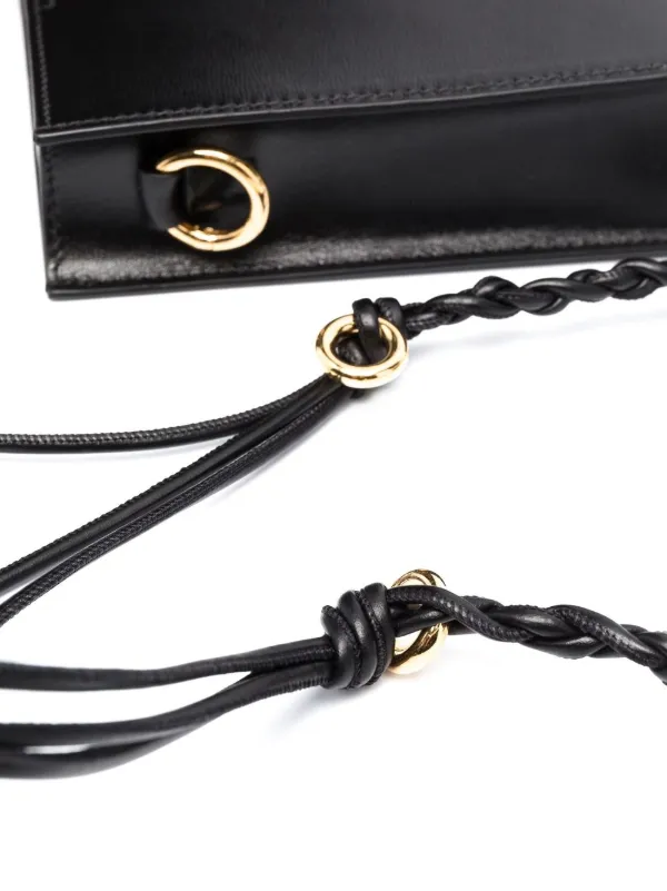 バッグ JIL SANDER handbag Jil Sander Women's Folded Tote in Black Jil Sander
