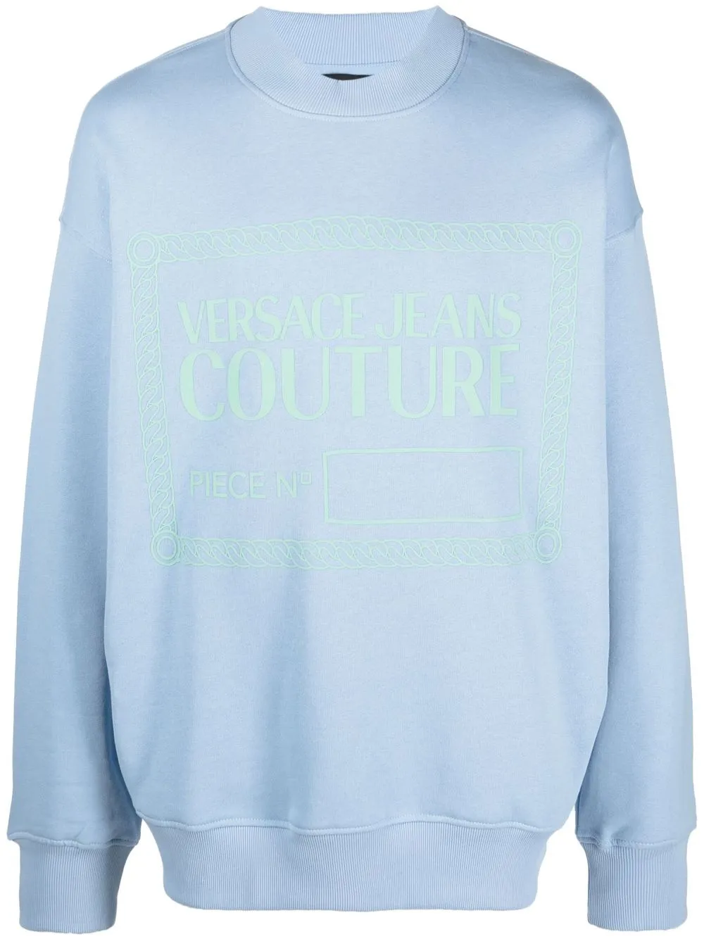 

Versace Jeans Couture logo-print sweatshirt - Blue