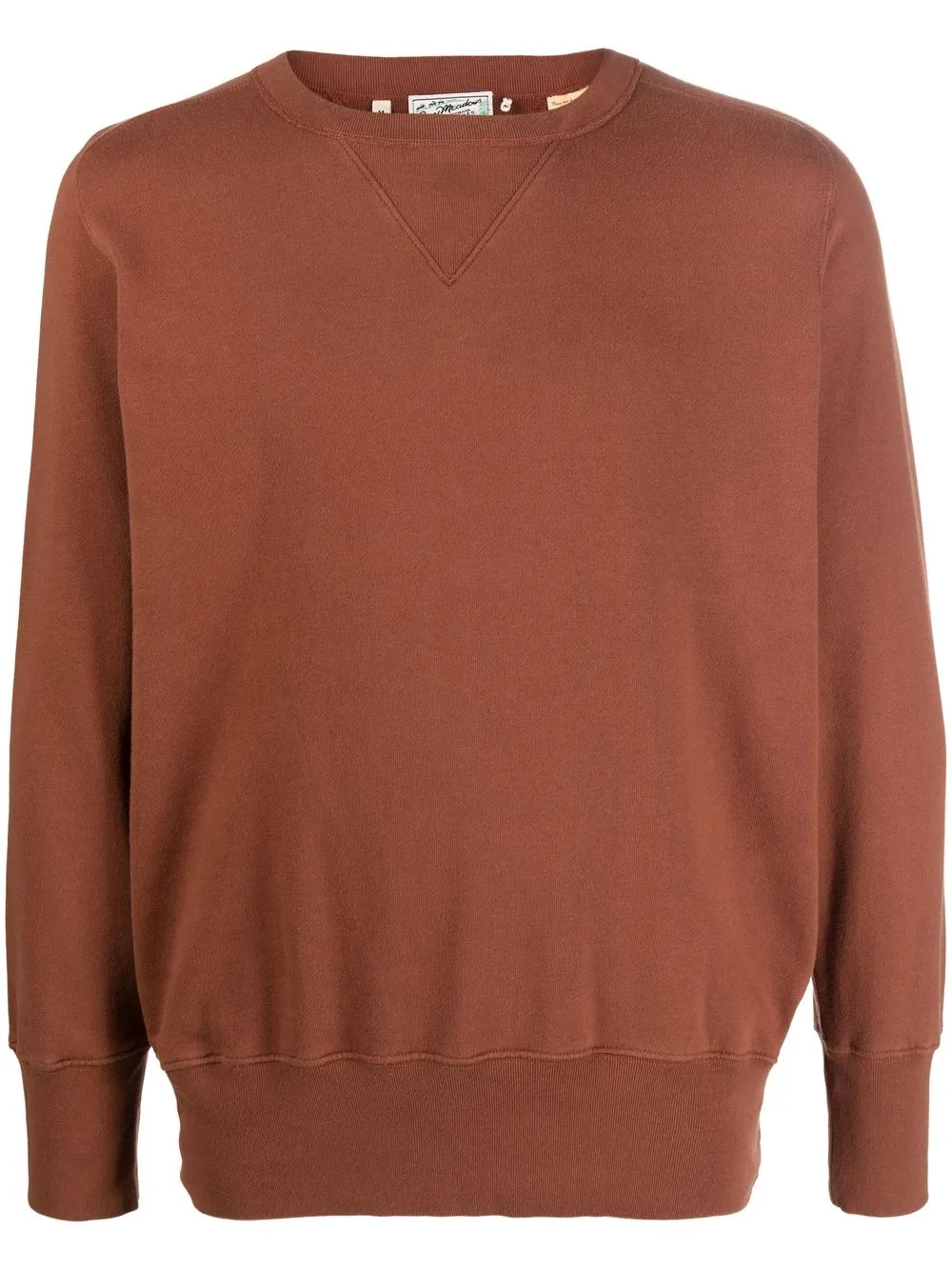 

Levi's crew-neck cotton sweatshirt - Brown