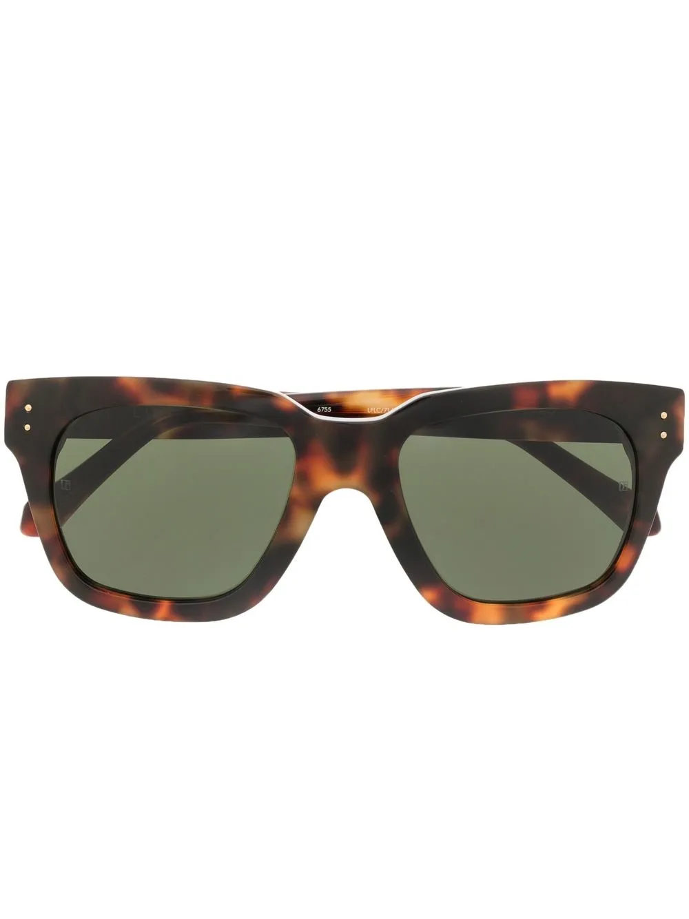 

Linda Farrow wayfarer-frame sunglasses - Brown