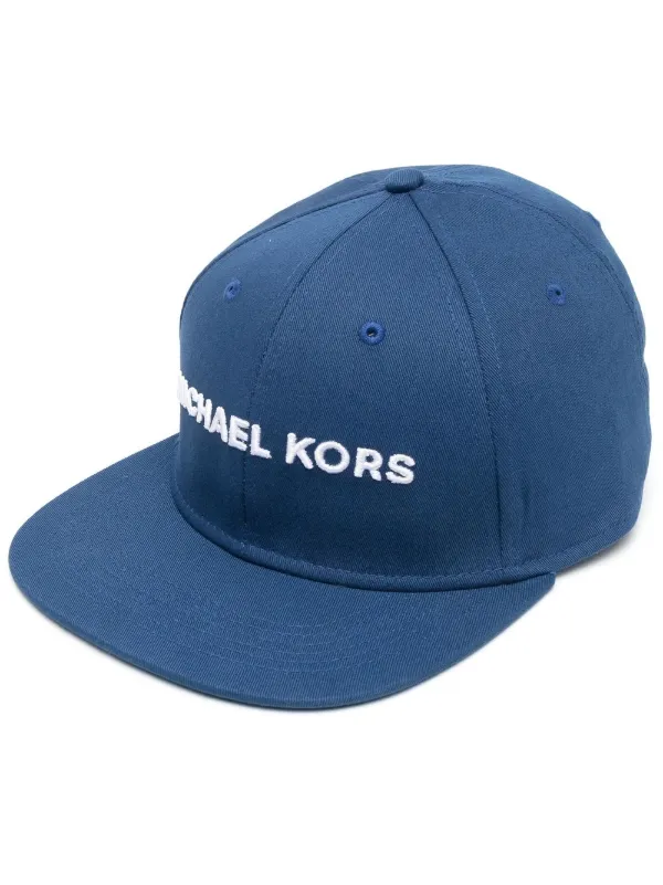 Farfetch Accessori Cappelli e copricapo Fascia Cappello da baseball con ricamo Blu 