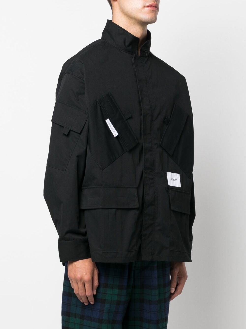 WTAPS Funnel Neck zip-up Jacket - Farfetch