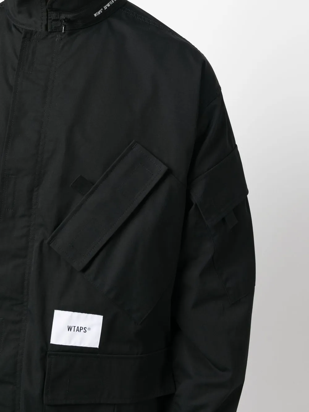 WTAPS Funnel Neck zip-up Jacket - Farfetch