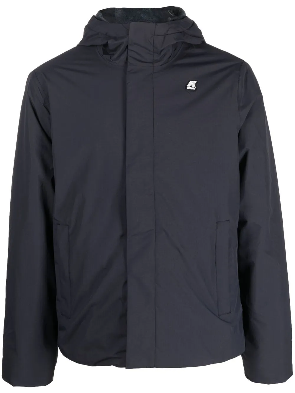

K-Way hooded fleece-lined jacket - Blue