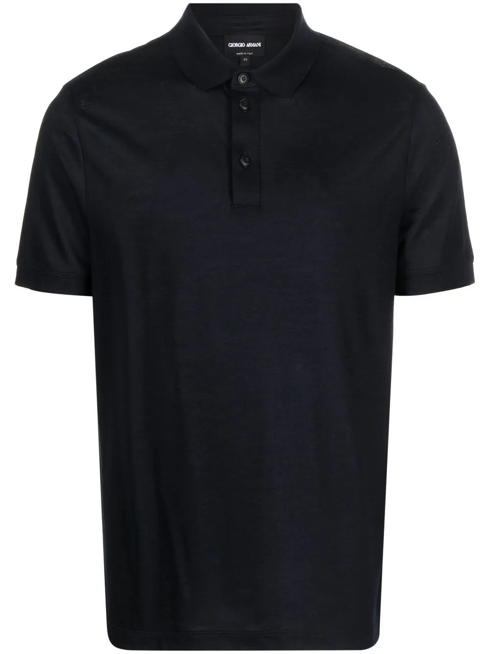 

Giorgio Armani playera tipo playera tipo polo de tejido fino - Azul