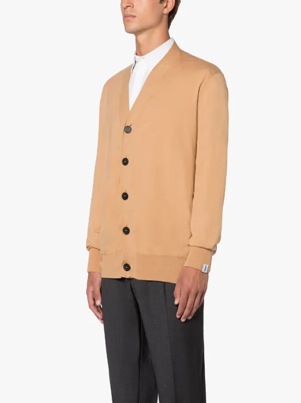 Beige Cotton Cardigan