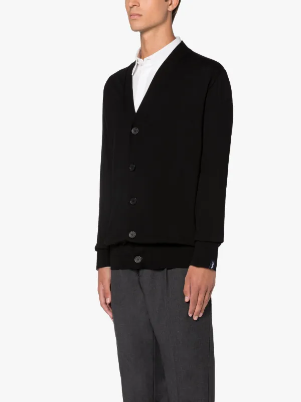 Black Cotton Cardigan