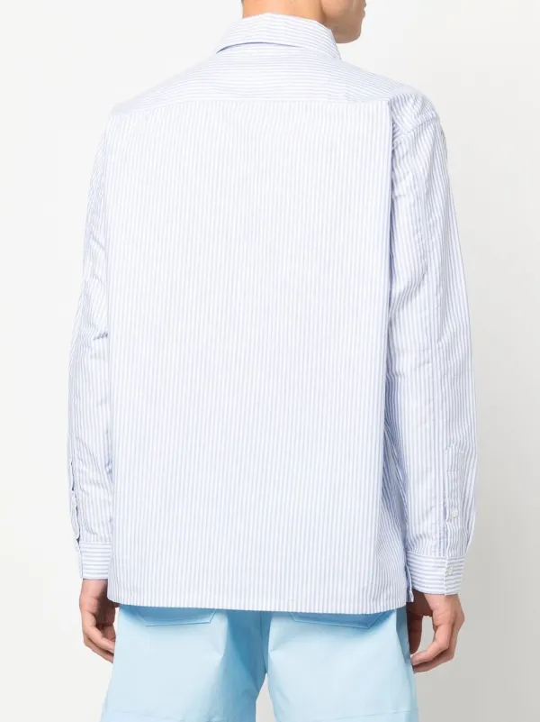 Mackintosh ストライプ シャツ | ブルー | FARFETCH JP