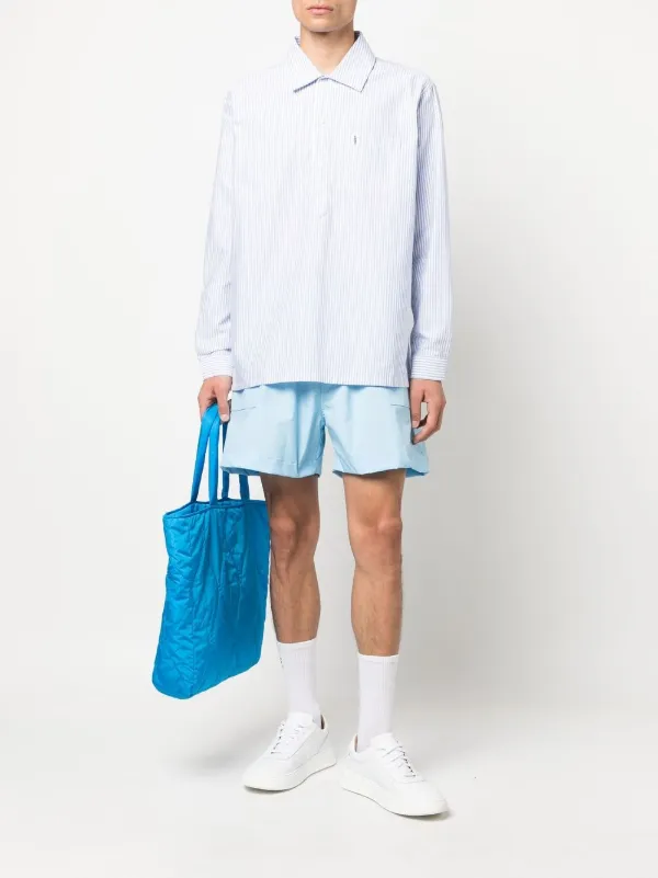 Mackintosh ストライプ シャツ | ブルー | FARFETCH JP
