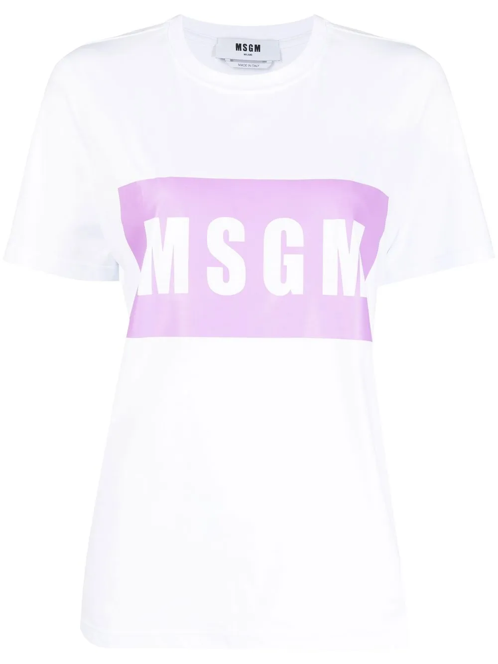 

MSGM logo-print T-shirt - White